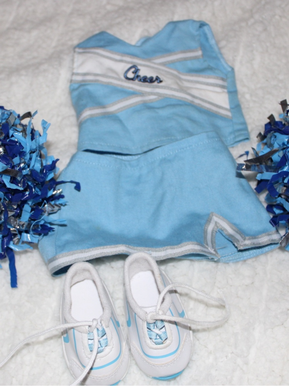 American girl doll “Go Team” cheer set